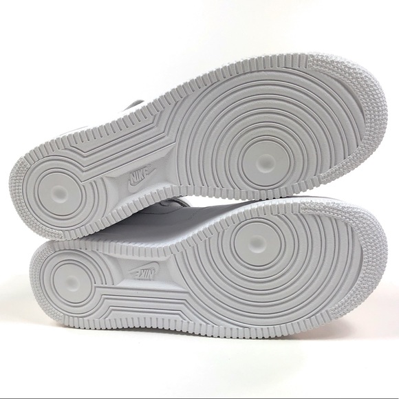 Nike Air Force 1 Mid Strap White Shoes 306352-113 - Picture 7 of 8